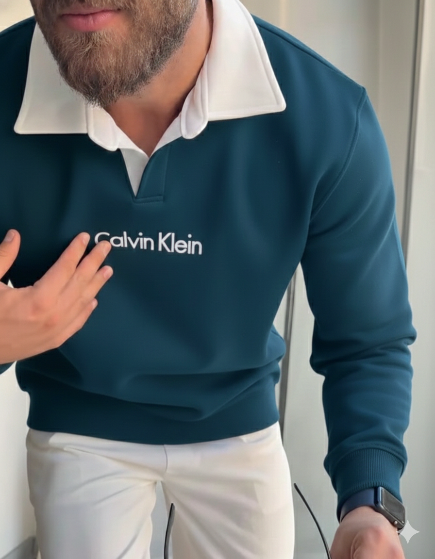 Collared Sweatshirt Calvin