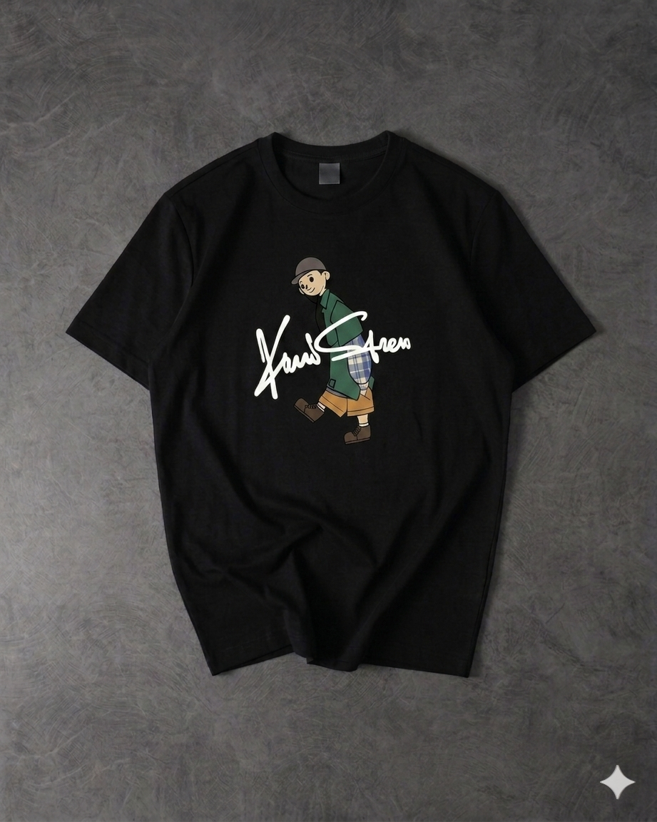T-Shirt Cotton Oversized Kaws Strew