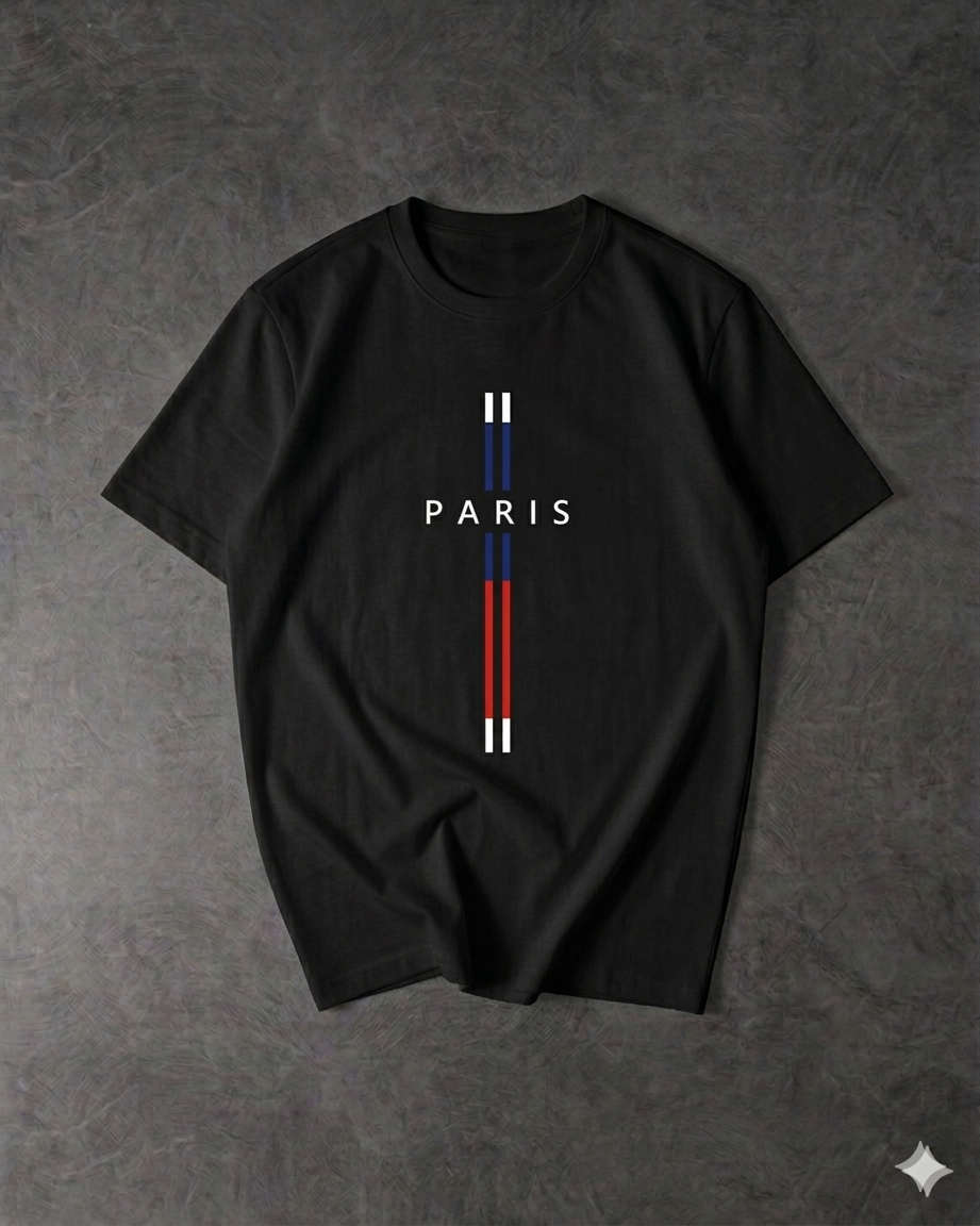 Paris Interlock Cotton Oversized T-Shirt