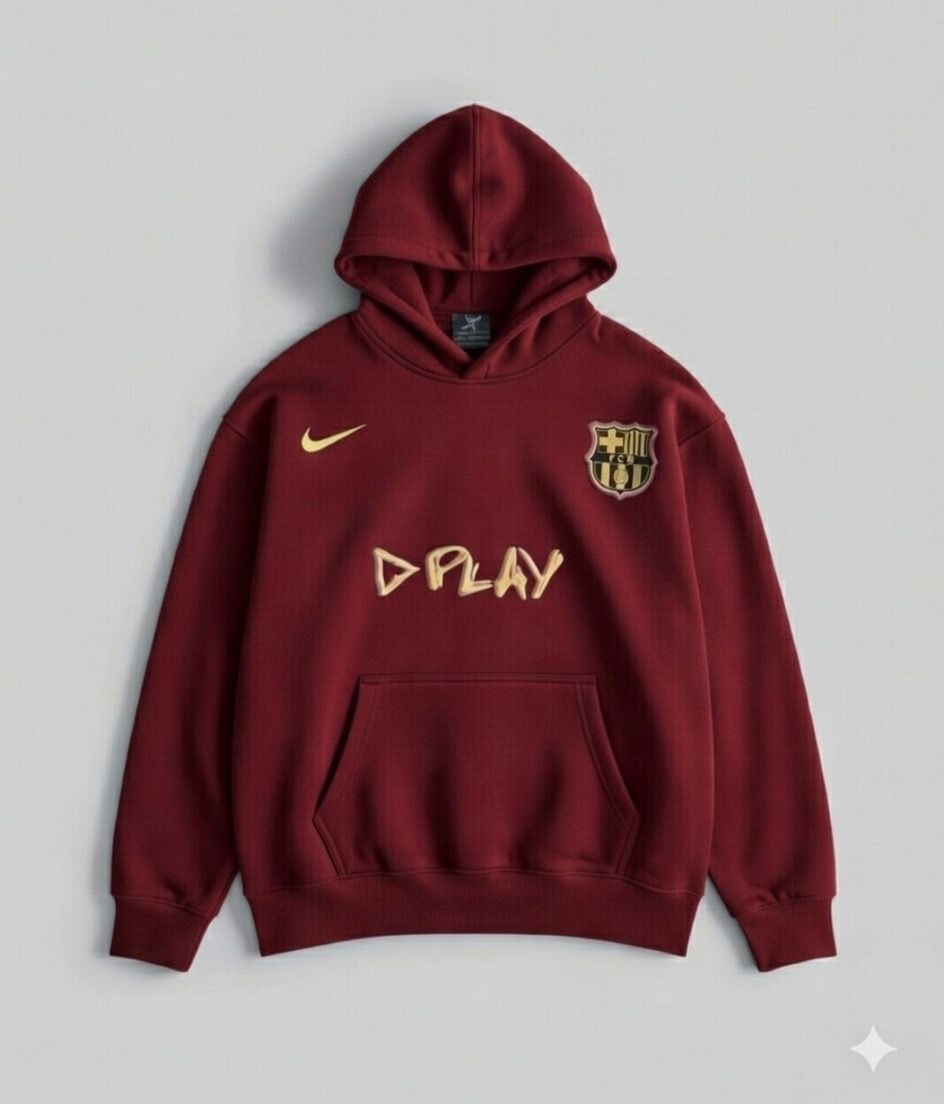 cotton Hoodie Barca Unisex