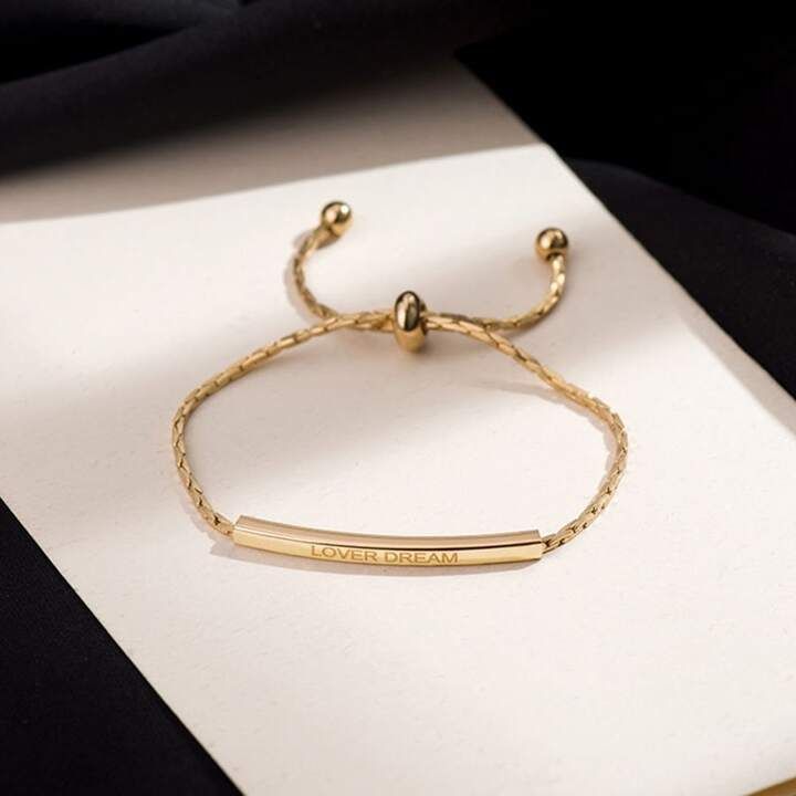 Pure Steel Lover Dream Bar Bracelet