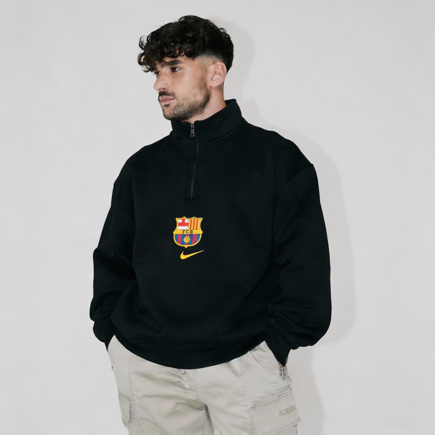 Cotton Quarter-Zip Sweatshirt FC