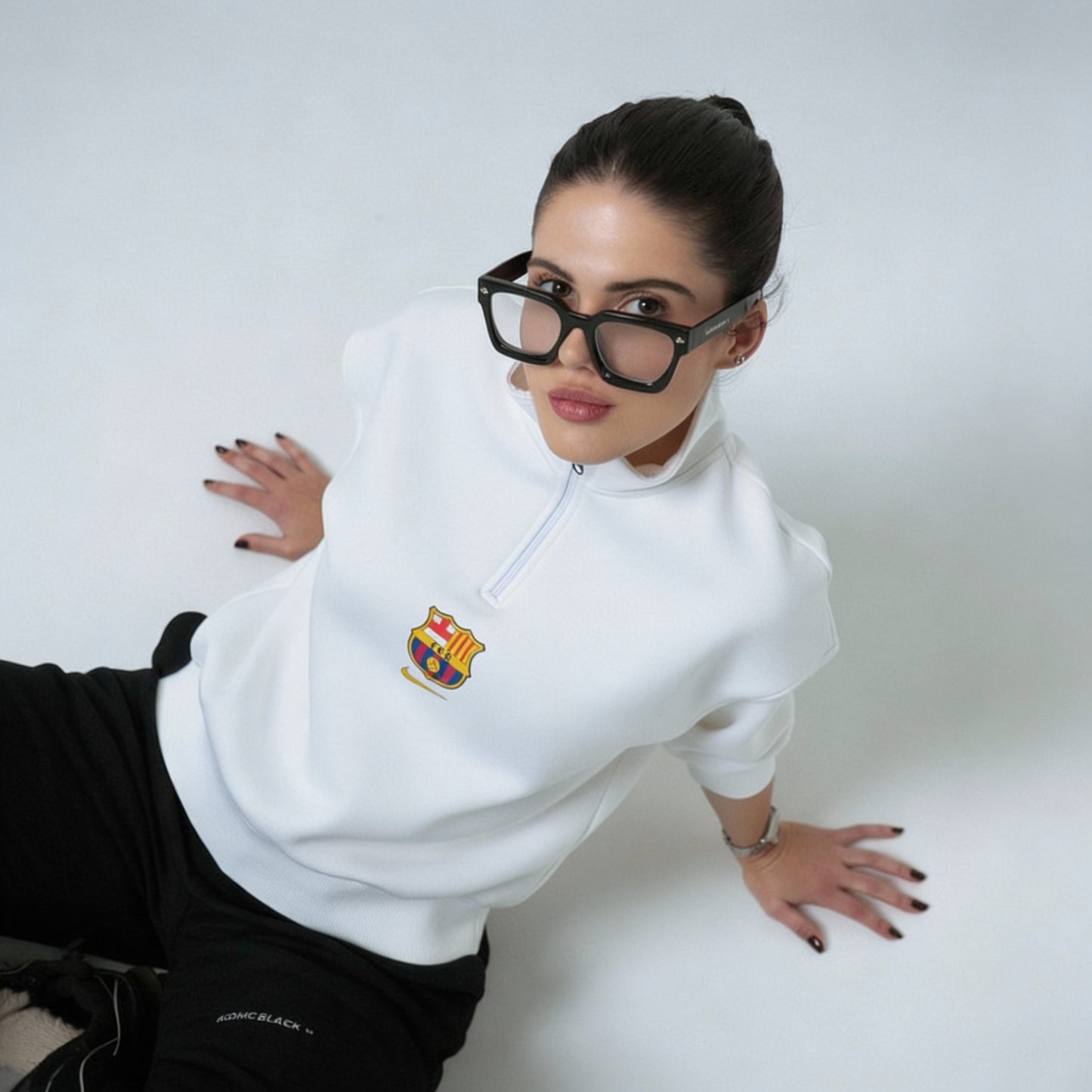 Cotton Quarter-Zip Sweatshirt FC