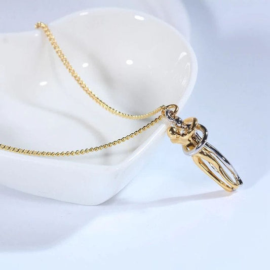 Stainless Steel Hug Unisex