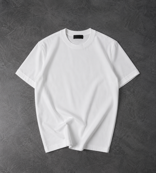 Cotton Interlock Oversized Basic T-Shirt