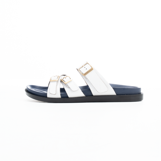 X-Strap Leather Sandals