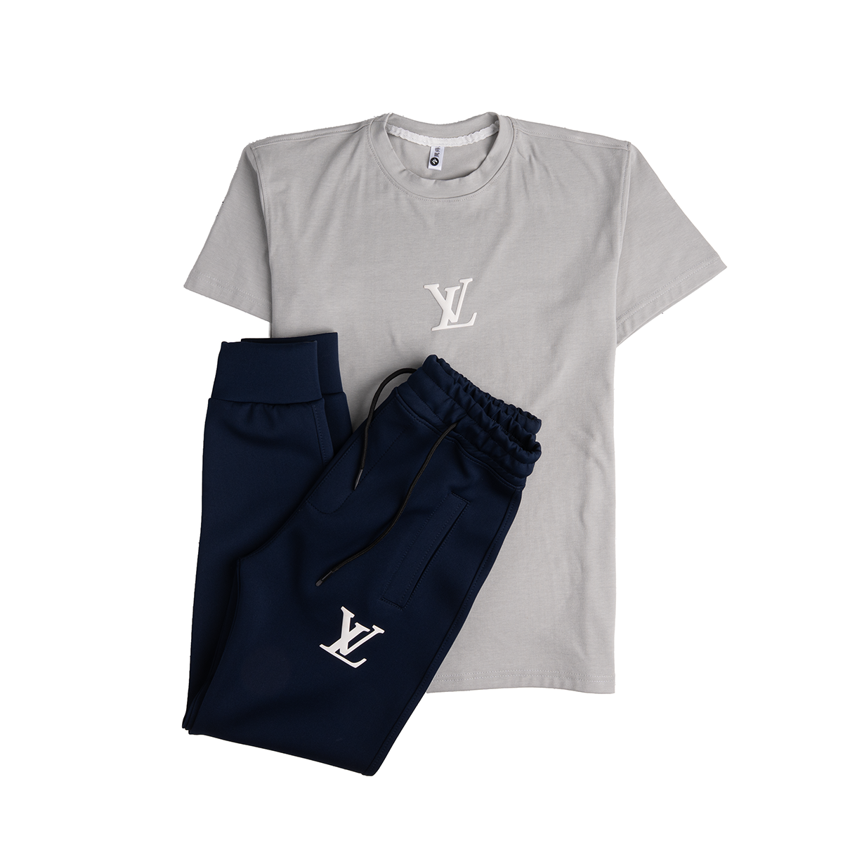 LV Premium Scuba Slim-Fit Tracksuit Set