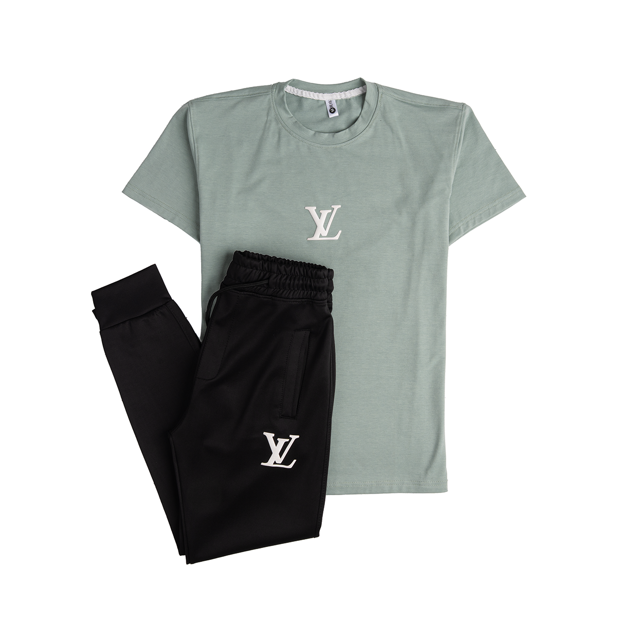 LV Premium Scuba Slim-Fit Tracksuit Set