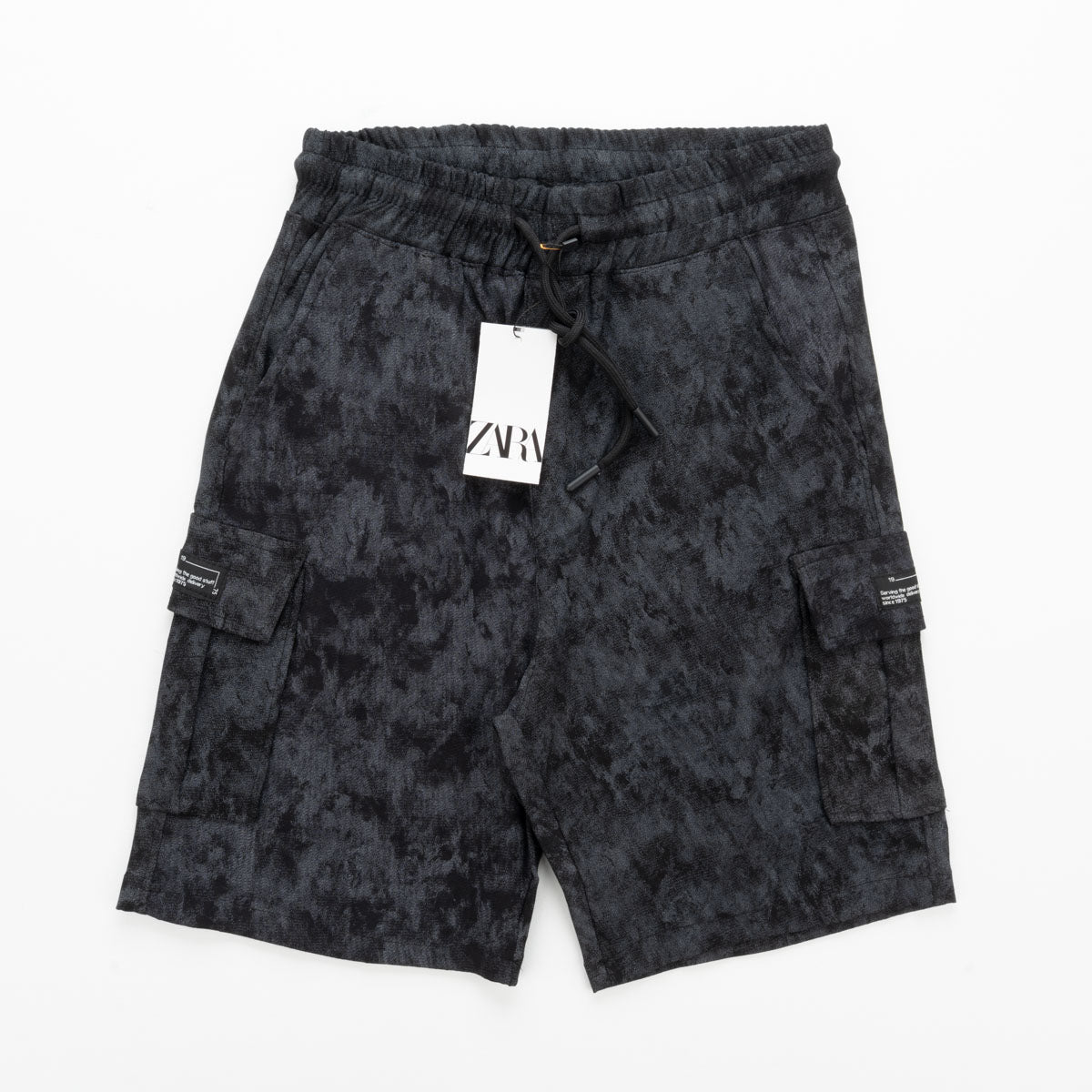 Zara Cargo Shorts Acid Wash