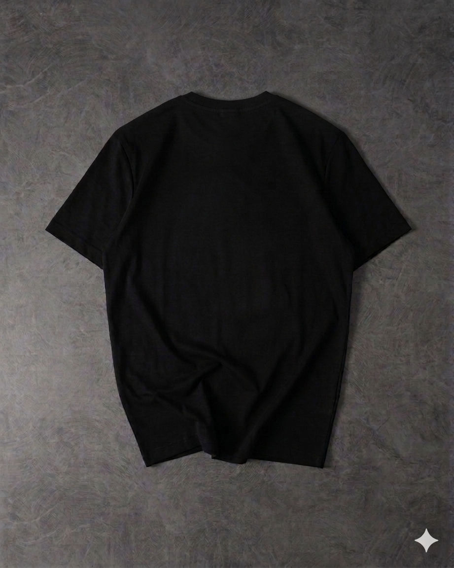 Interlock Cotton Basic Oversized T-Shirt