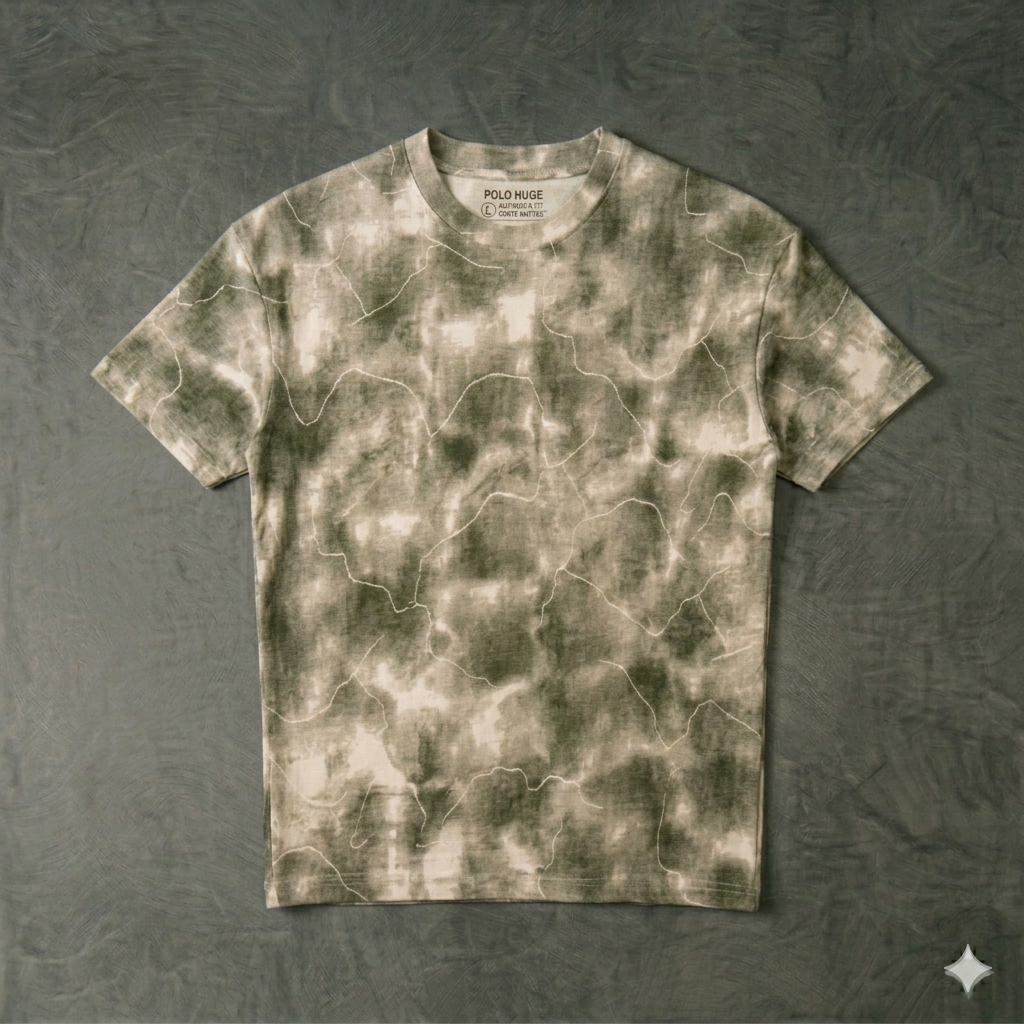 Cotton Muhagar Round T-Shirt