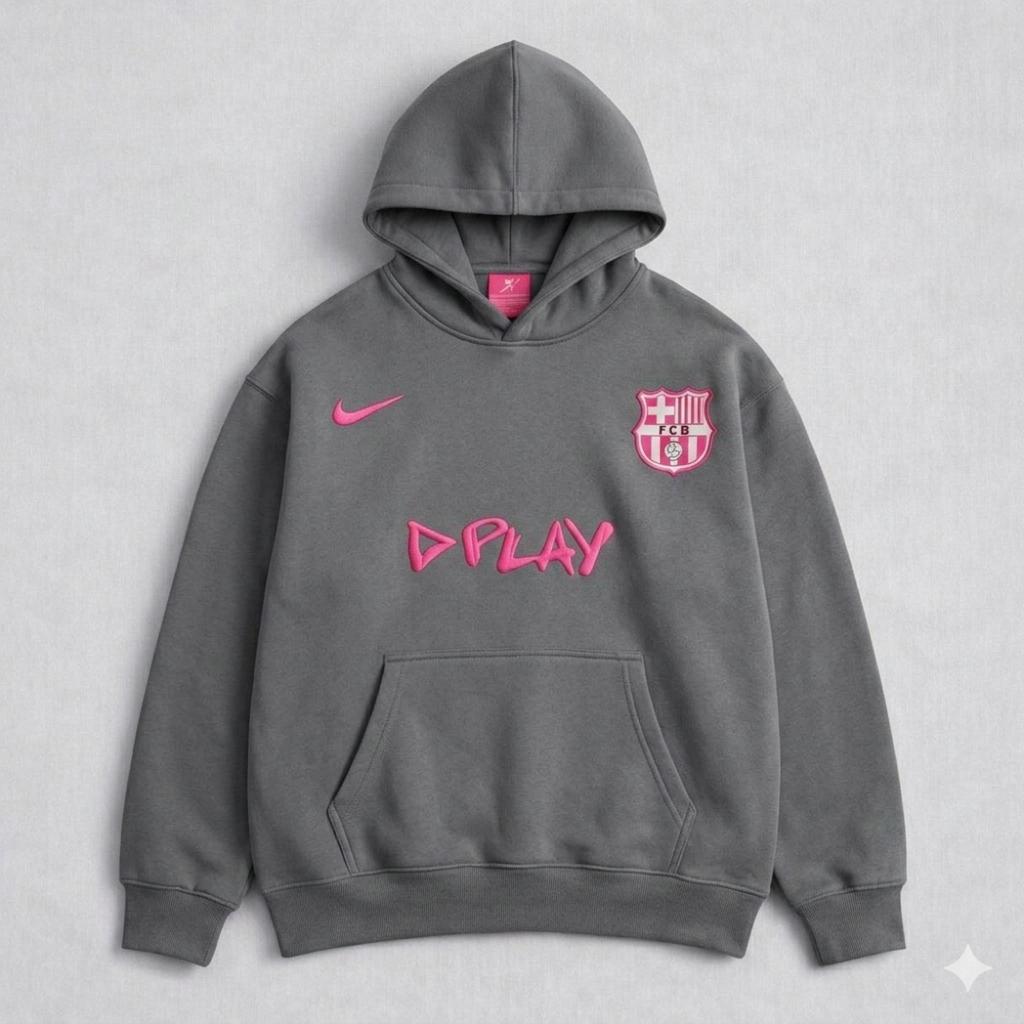 cotton Hoodie Barca Unisex