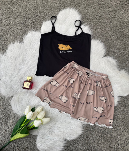 Lazy Bear Pajama Set