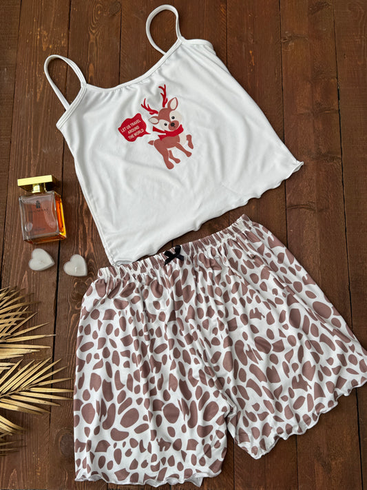 A deer Pajama Set