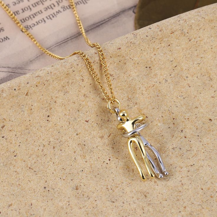 Stainless Steel Hug Unisex